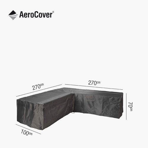 Outdoor Weatherproof Cover, Lounge Furniture Set Aerocover L-Shape 270 x 270 x 100 x 70