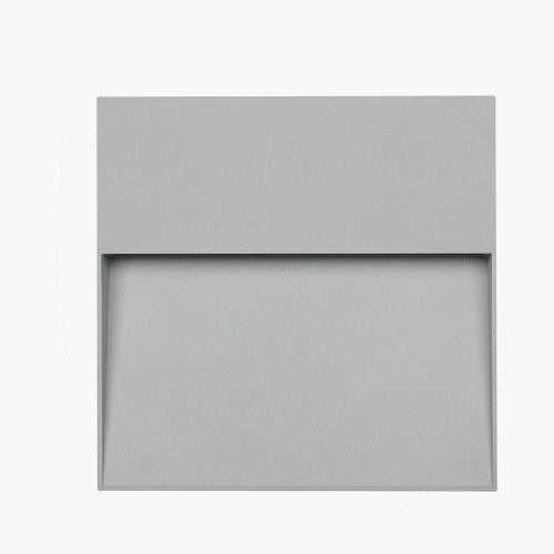 Elysium Grey Square Diffused Outdoor Wall Light