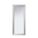 Alessandra  Rectangle Wall Mirror Large In Silver