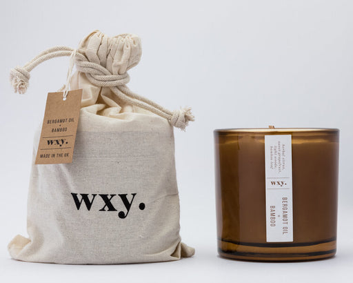 Wxy Scented Candle - Bamboo & Bergamot Oil - 12.3oz