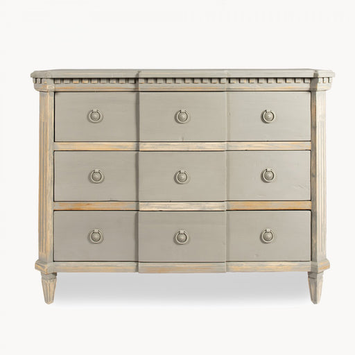 Berkeley 3-Drawer Chest, Distressed Grey, Recycled Pine