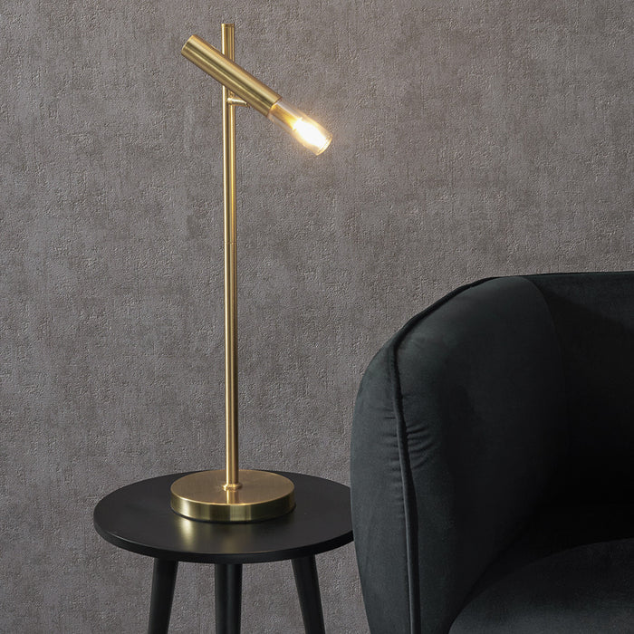 Henrietta Gold Metal Light Table Lamp