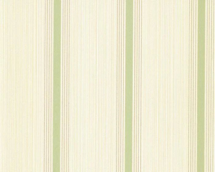 Little Greene Wallpaper - Cavendish Stripe Brush Green