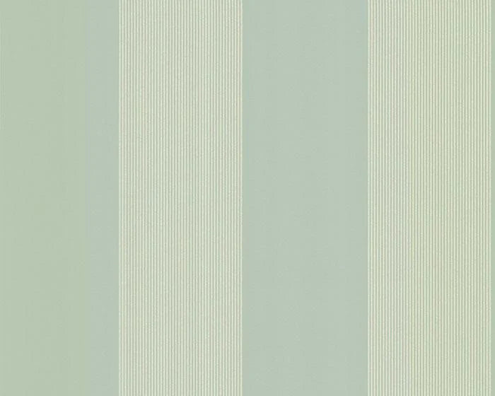 Little Greene Wallpaper - Elephant Stripe Salvia