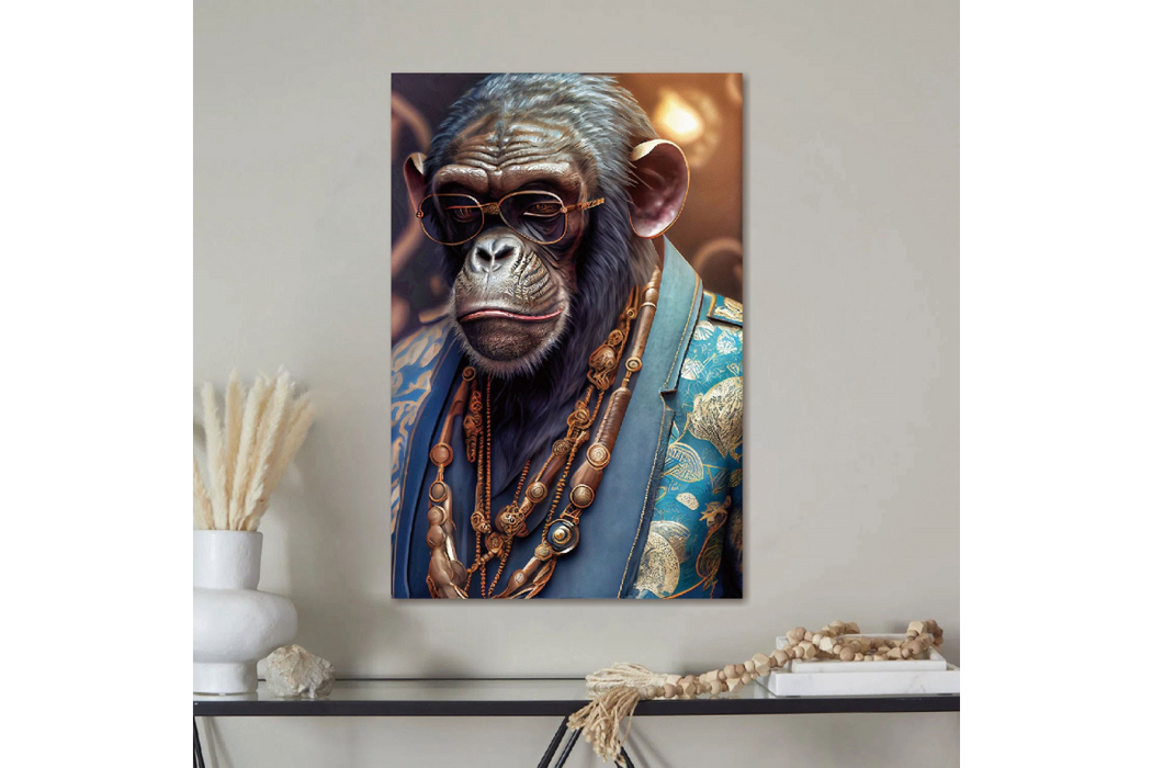 Funky Animal Wall Art 'Planet Of The Cool Apes'