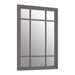 Hawthorne Rectangular Wall Mirror, Wooden Frame, Grey 