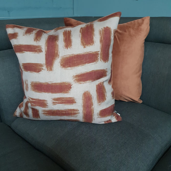 Kentish Chair & Sofa Cushion - Rust - 45 x 45 cm