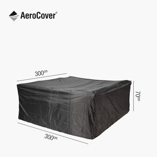 Outdoor Weatherproof Cover, Lounge Furniture Set Aerocover Square 300 x 70cm high