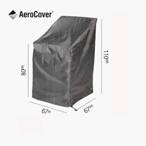 Outdoor Weatherproof Cover, Stackable Chair Aerocover 67 x 67 x 80/110