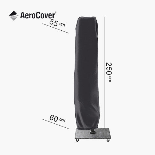 Outdoor Weatherproof Cover, Parasol, Free Arm Aerocover 250 x 55/60 (Due Back Mid-August)