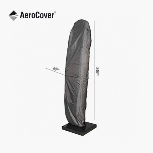 Outdoor Weatherproof Cover, Parasol, Free Arm Aerocover 240 x 68cm