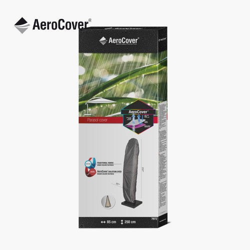 Outdoor Weatherproof Cover, Parasol, Free Arm Aerocover 250 x 85cm