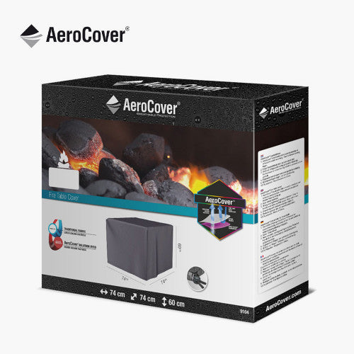 Outdoor Weatherproof Cover, Firetable Aerocover 74x74x60cm high