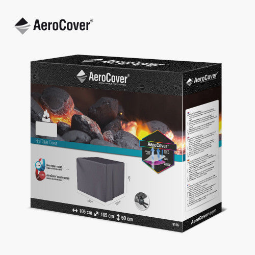 Outdoor Weatherproof Cover, Firetable Aerocover 105x105x50cm high