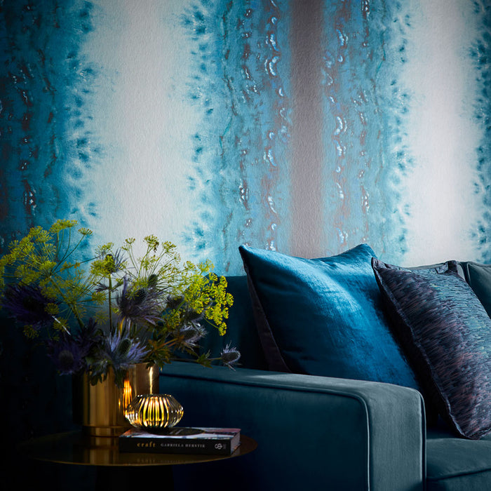 Clarke & Clarke Fusion Wallpaper Collection - Disperse - Teal