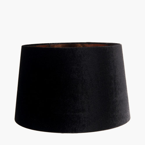 Johanna  Black Velvet Tapered Cylinder Shade- 35cm