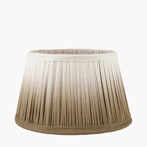 Matilda Taupe Ombre Soft Pleated Tapered Shade- 30cm