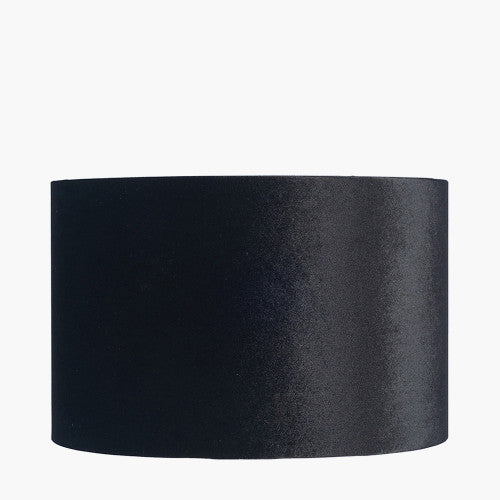 Solveig Black Velvet Cylinder Shade- 40cm 