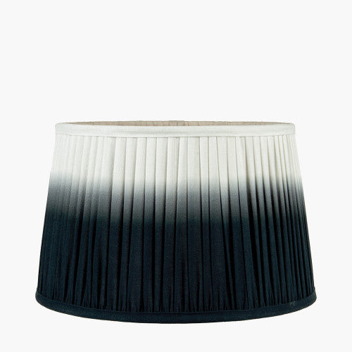 Vilma Black Ombre Soft Pleated Tapered Shade- 35cm