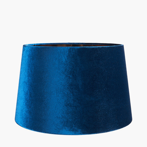 Cecilia Sapphire Velvet Tapered Cylinder Shade- 30cm