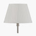 Édith Ivory Poly Cotton Knife Pleat Shade