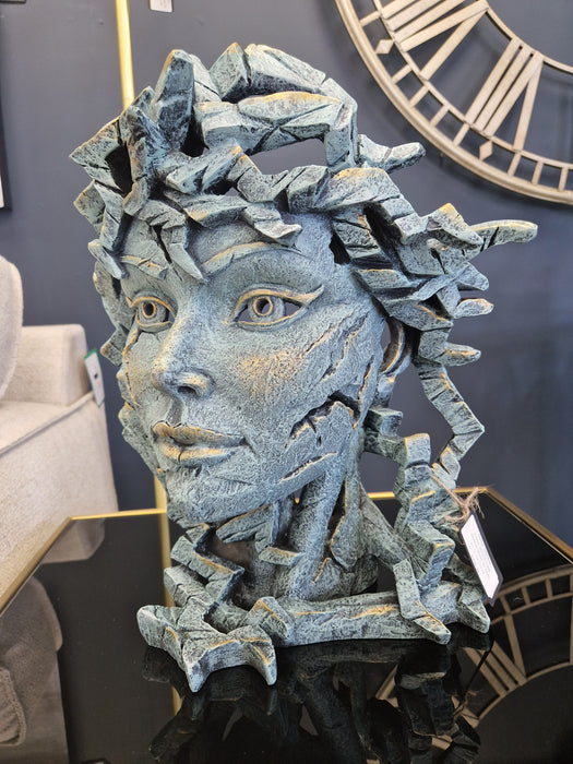 Venus Bust In Teal  Sculpture