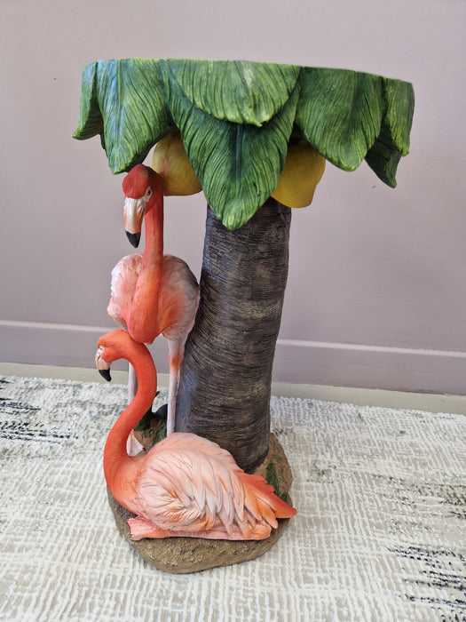 Flamingo Side Table, Resin, Round Top