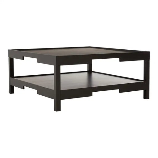 Osaka Coffee Table, Wooden Black, 2 Tiers