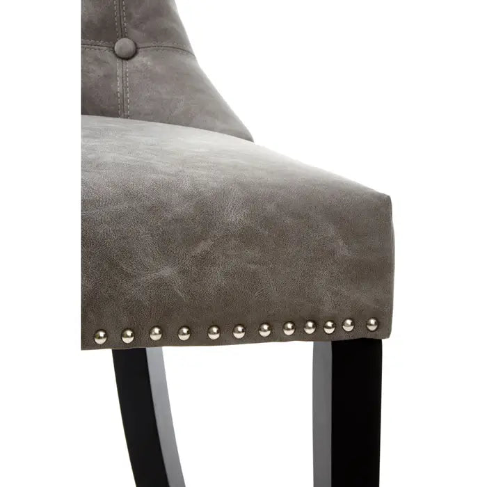 Daxton Grey Velvet Dining Chair