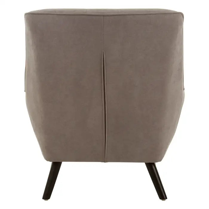 Stockholm Grey Curved Chair / Accent Chair