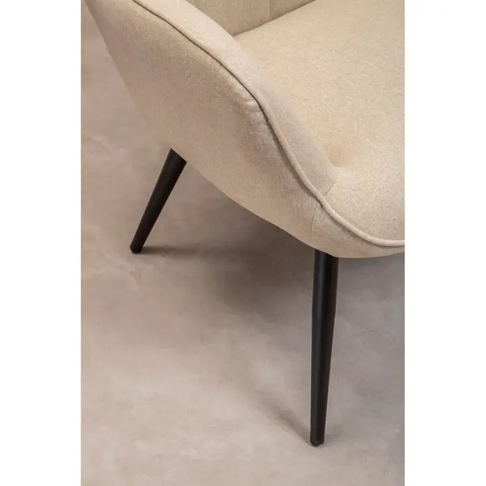 Stockholm Natural Fabric Armchair / Accent Chair