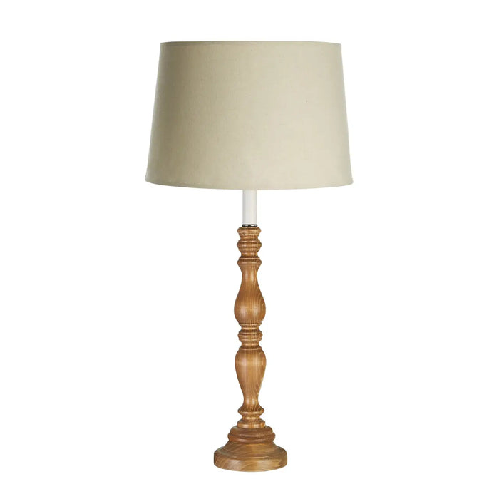 Candle Table Lamp with Round Base