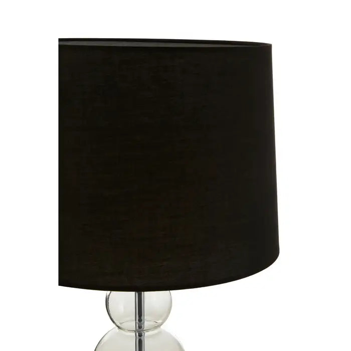 Luke Black Fabric Shade Table Lamp