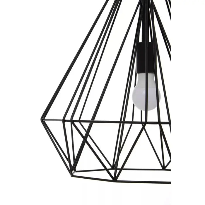 Wyra Black Conical Pendant light