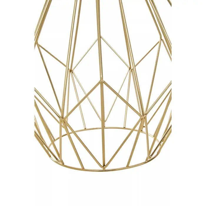 Wyra Champagne Gold Frame Pendant light