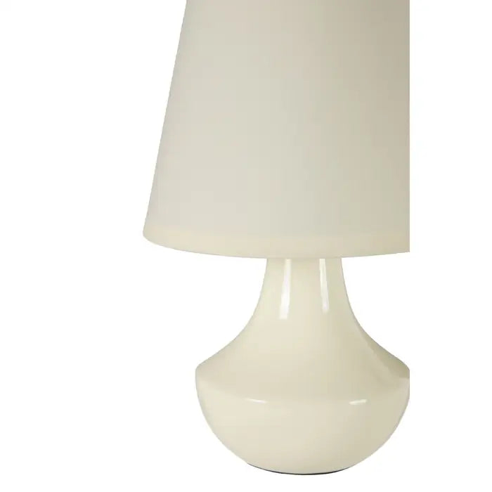Cream Ceramic Table Lamps with EU Plug