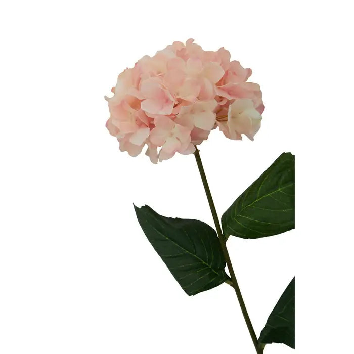 Artificial Fiori 74cm Hydrangea Stem Pink Flower