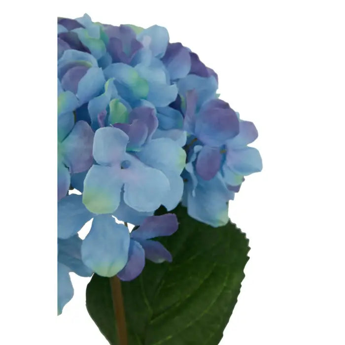 Artificial Fiori 74cm Hydrangea Stem Blue Flower