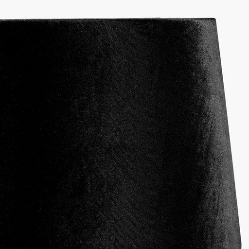 JohannaBlack Velvet Tapered Cylinder Shade- 50cm 