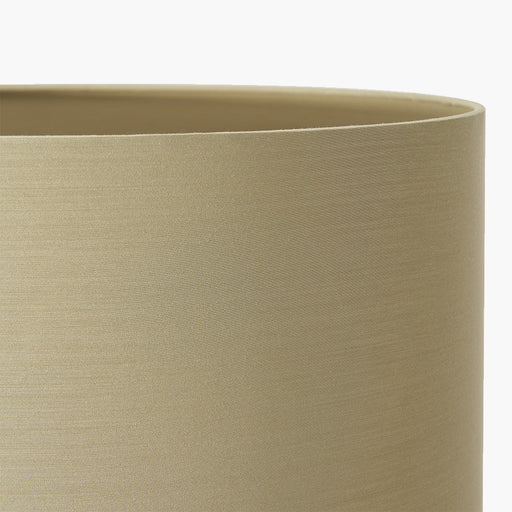Sanna Taupe Poly Cotton Cylinder Drum Shade- 25cm