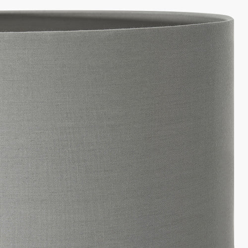 Tindra Steel Grey Poly Cotton Cylinder Shade