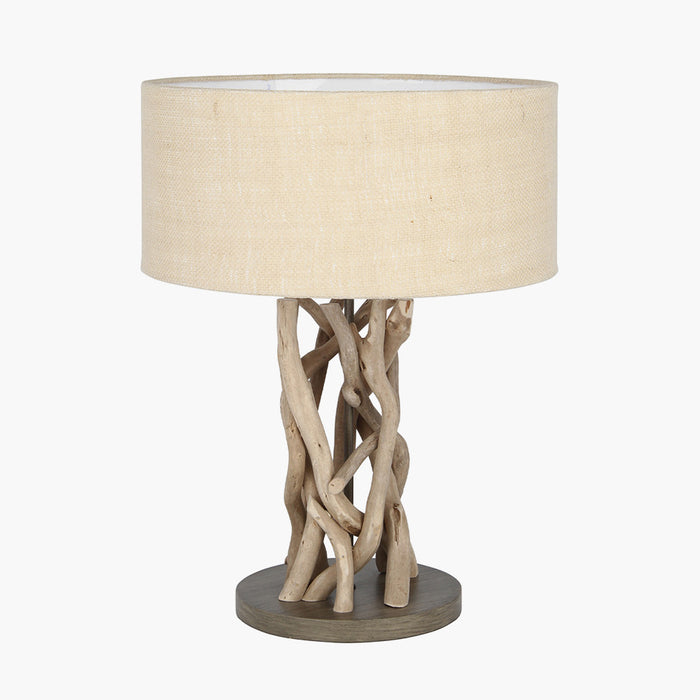 Derna Driftwood & Natural Jute Table Lamp