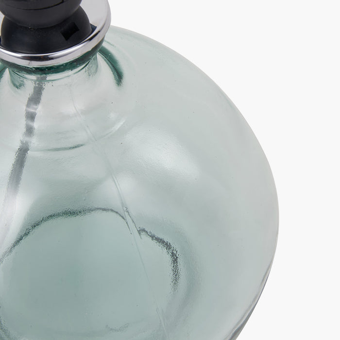 Alvira Organic Shape Recycled Glass Table Lamp
