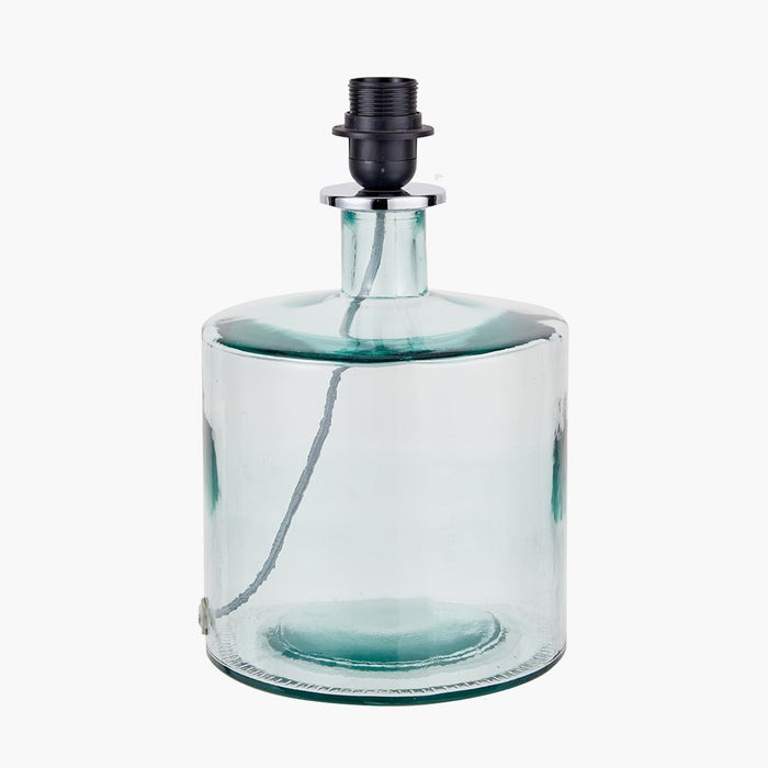 Elian Clear Glass Bottle Table Lamp