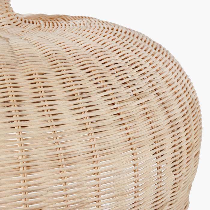 Caswell Natural Rattan Dome Ceiling Light Pendant (Due Back In 20/05/24)