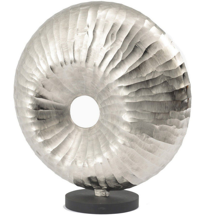 Ripples Silver Abstract Shell Sculpture