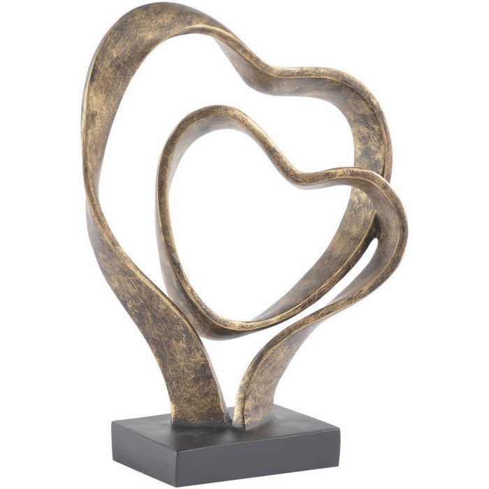 Double Heart Sculpture (Due Back In 29/05/24)