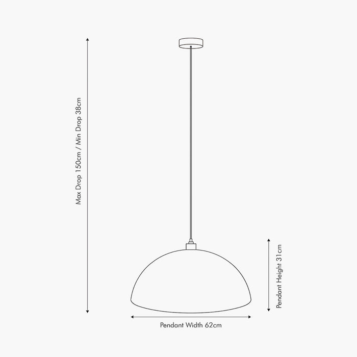 Anders Ceiling Light Pendant In Matt Black & Gold Leaf Dome