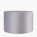 Katrine Light Grey Velvet Cylinder Shade