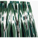Vilhelmina Racing Green Ikat Patterned Gathered Tapered Shade